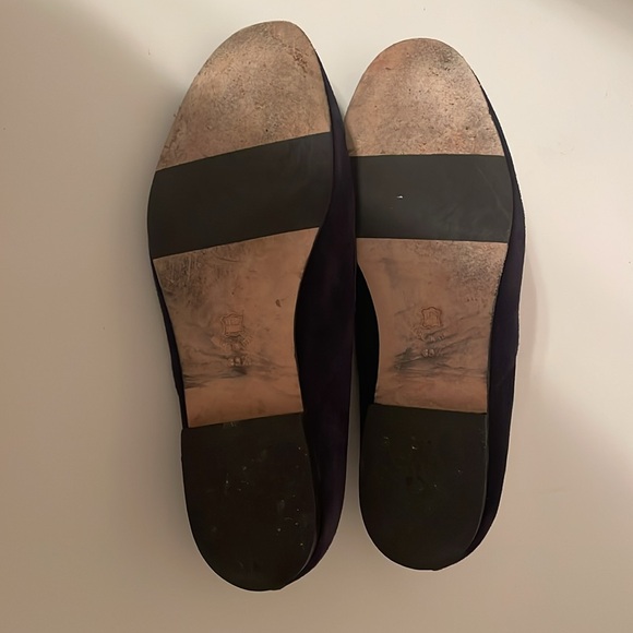 Lori L’idea Navy Suede Loafers 39.5 - Picture 5 of 7
